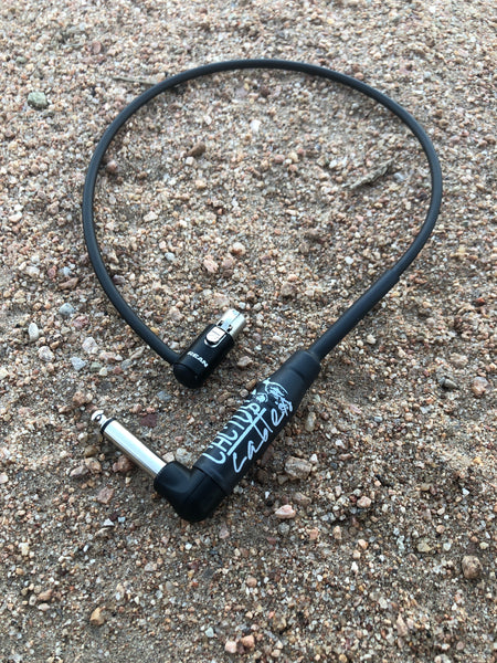 Low-Profile Right Angle Line 6 Relay G50 / G90 Wireless Instrument Pack Upgrade - Black